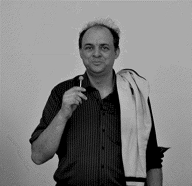 Philosopher Graham Harman, whose work I haven't read, but whose Wikipedia portrait is cool.